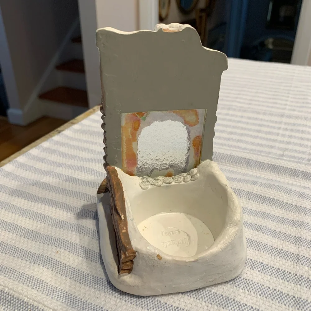 Vintage Holiday candle holder